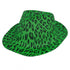 Green Animal Print Camouflage Fedora Hat