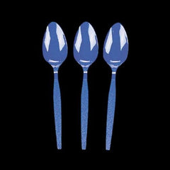 Royal Blue Color Plastic Spoons