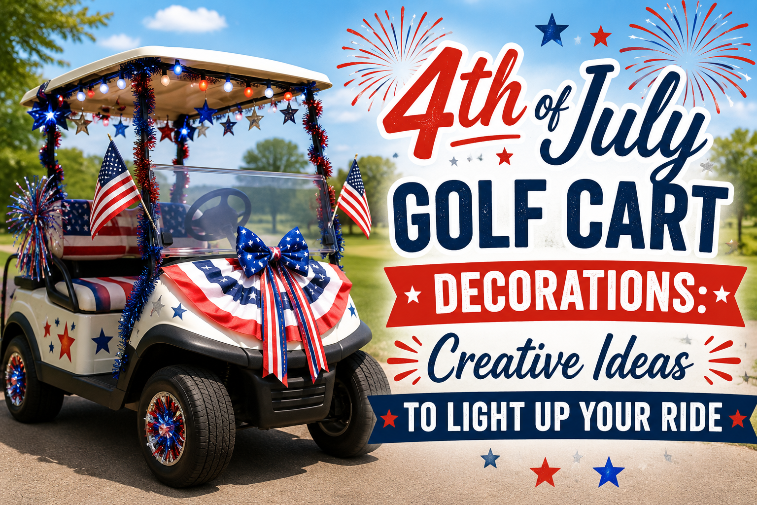 4th of July Golf Cart Decorations: Creative Ideas to Light Up Your Ride