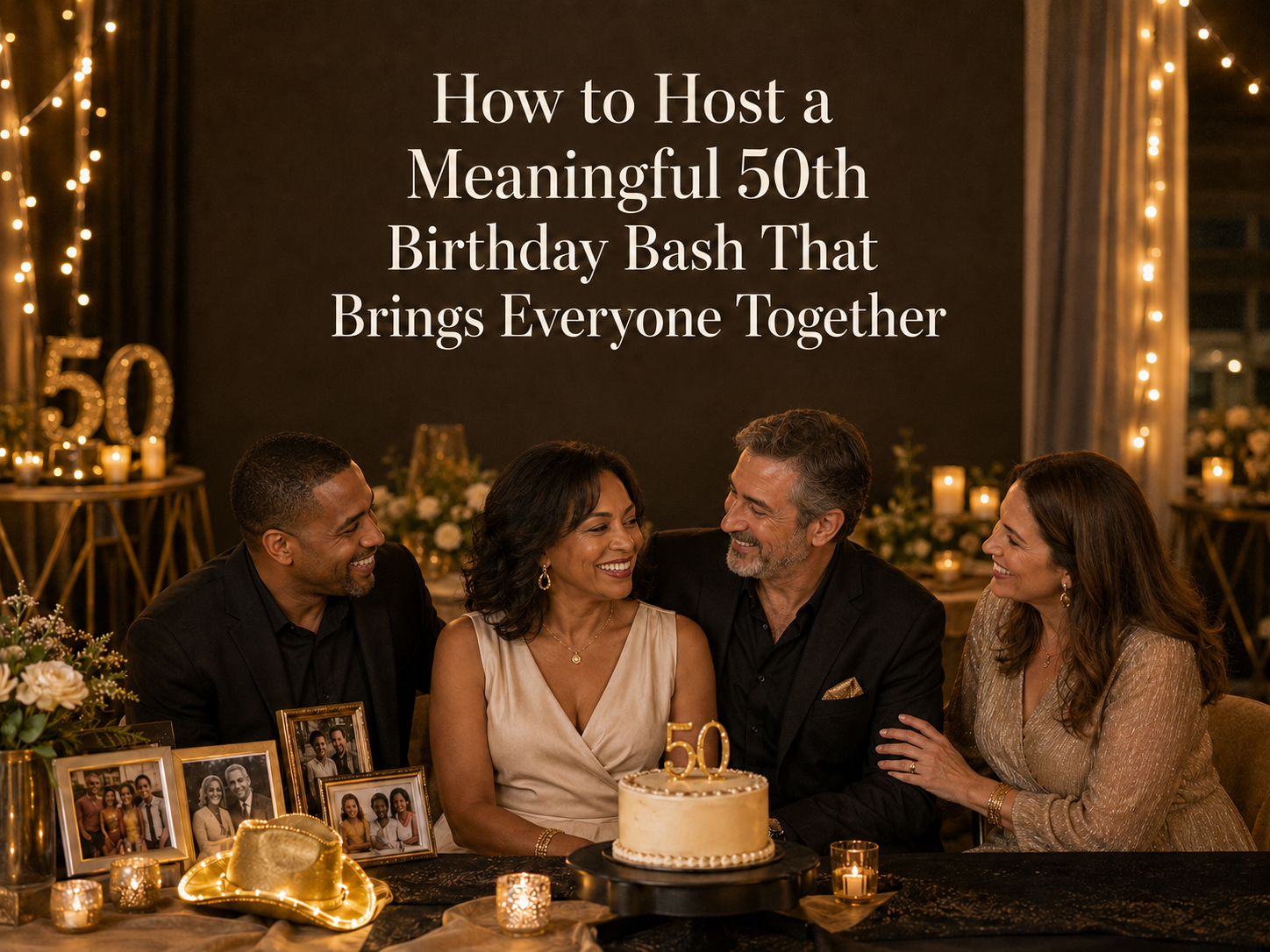 How to Host a Meaningful 50th Birthday Bash That Brings Everyone Together