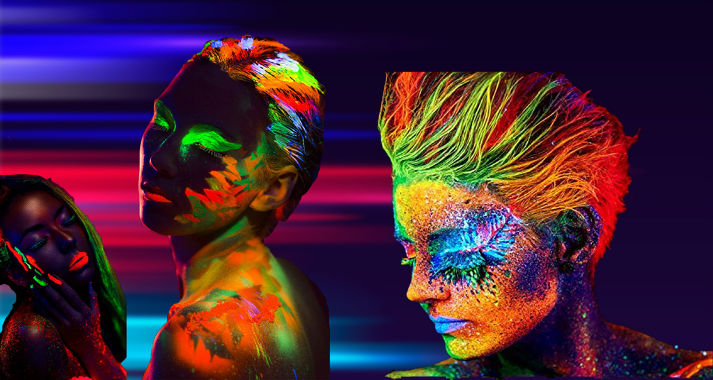 Neon glow in the dark paint store