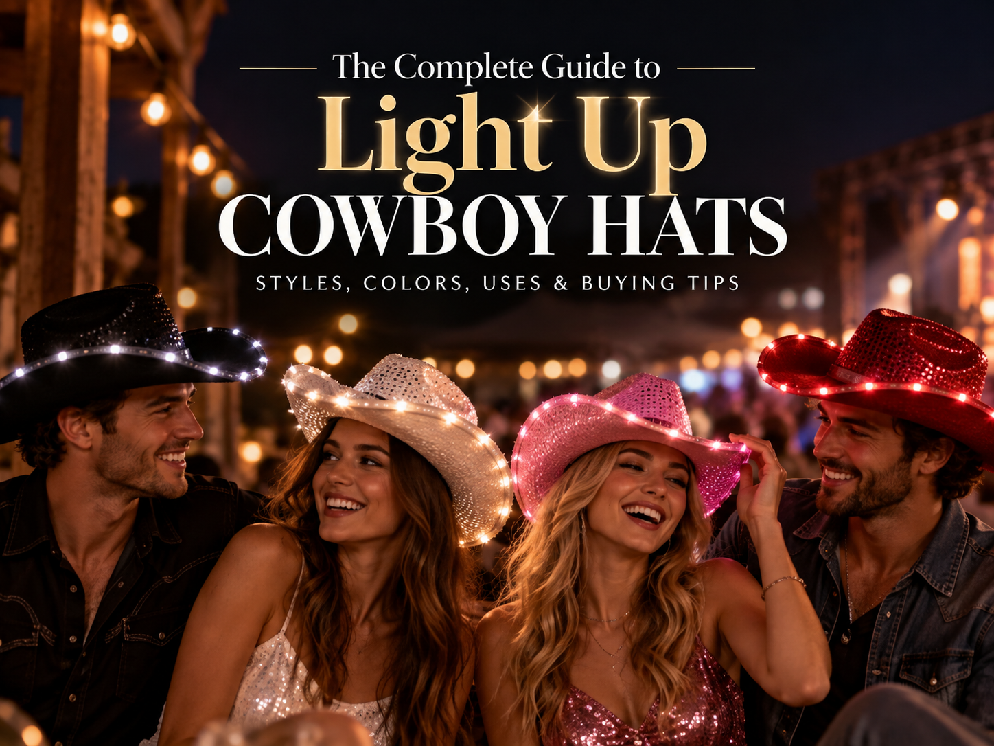 The Complete Guide to Light Up Cowboy Hats: Styles, Colors, Uses & Buying Tips