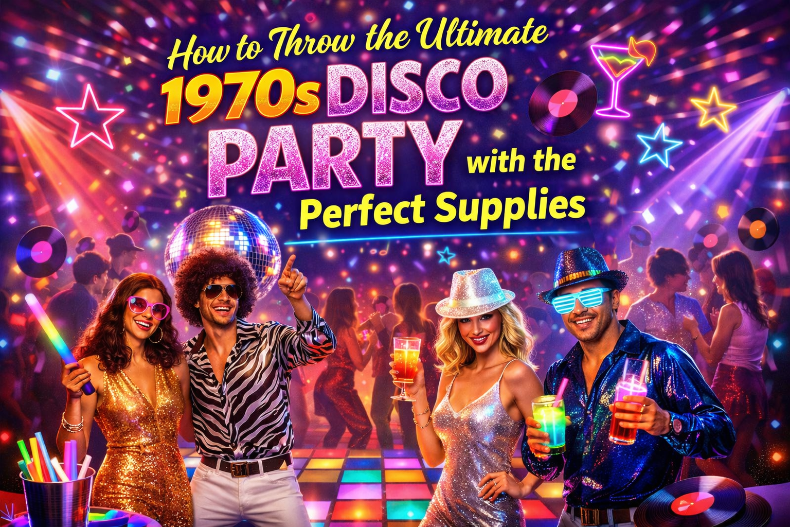 How to Throw the Ultimate 1970s Disco Party with the Perfect Supplies
