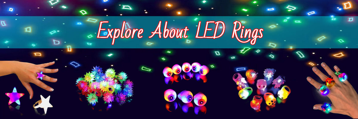 How To Flaunt Your Style With LED Rings? | PartyGlowz.com
