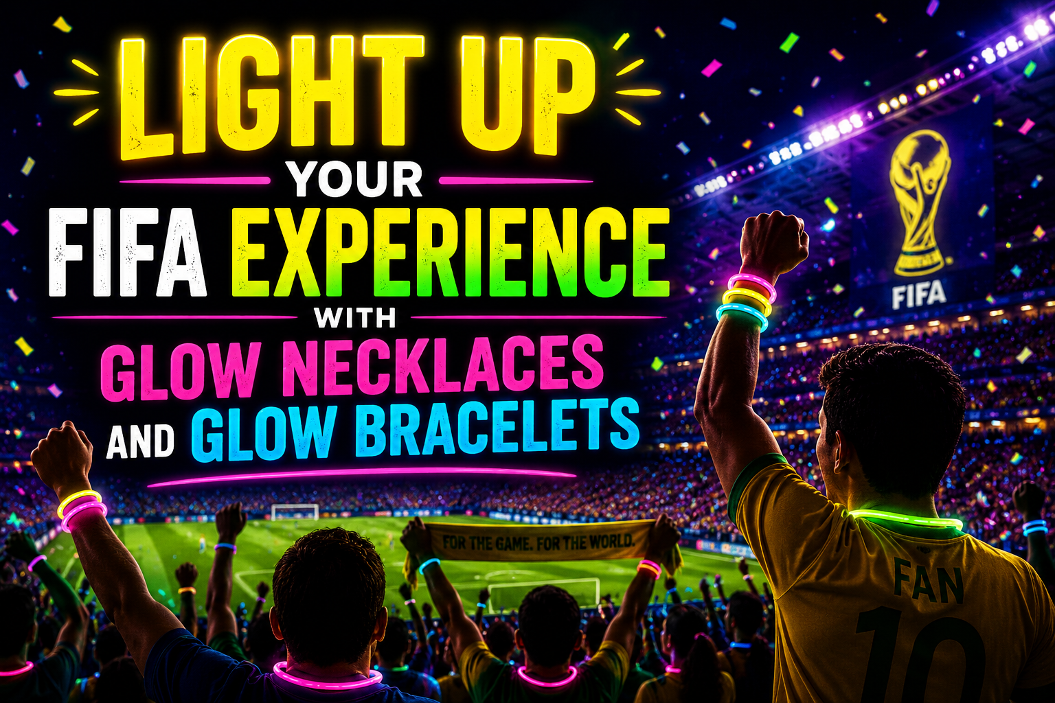 Light Up Your FIFA Experience with Glow Necklaces and Glow Bracelets