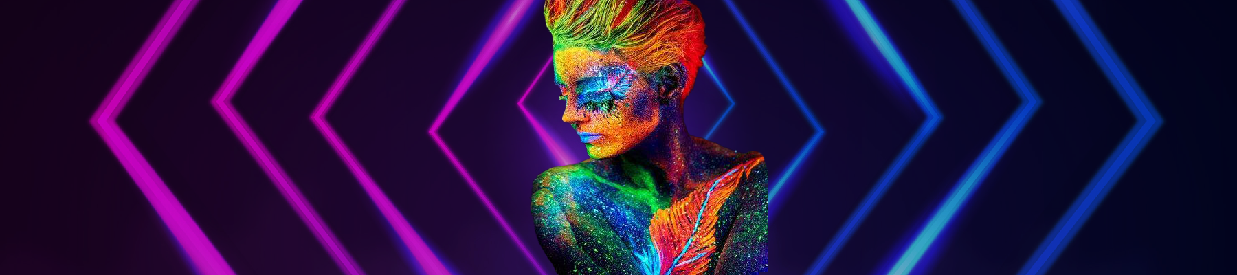 Fun & Unique Glow In The Dark Body Paint Ideas!