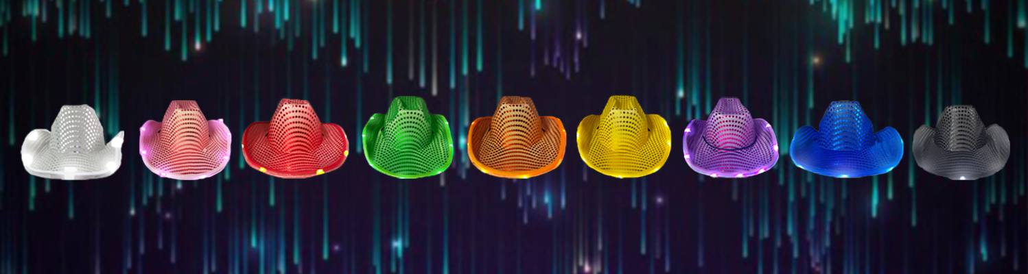 LED Cowboy Hat - Popular Styles, Colors And Durability!