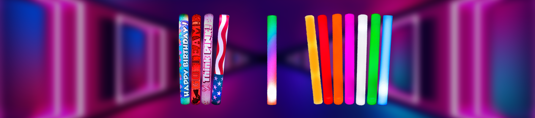 LED Foam Batons - Sizes, Colors, Prints And More!