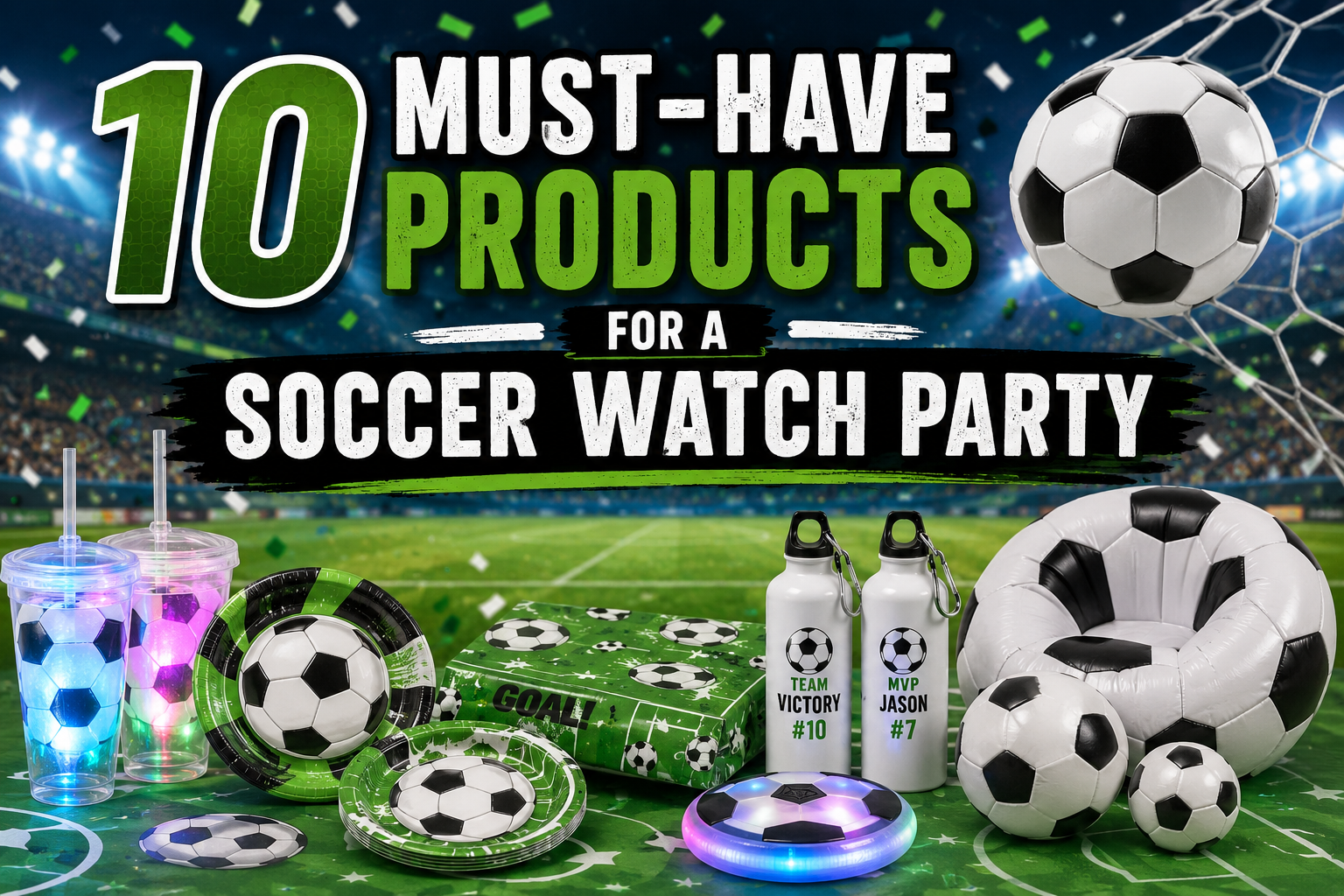 10 Must-Have Products for a Soccer Watch Party