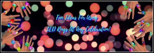 10 Fun Ways To Use LED Rings At Parties & Events | PartyGlowz.com