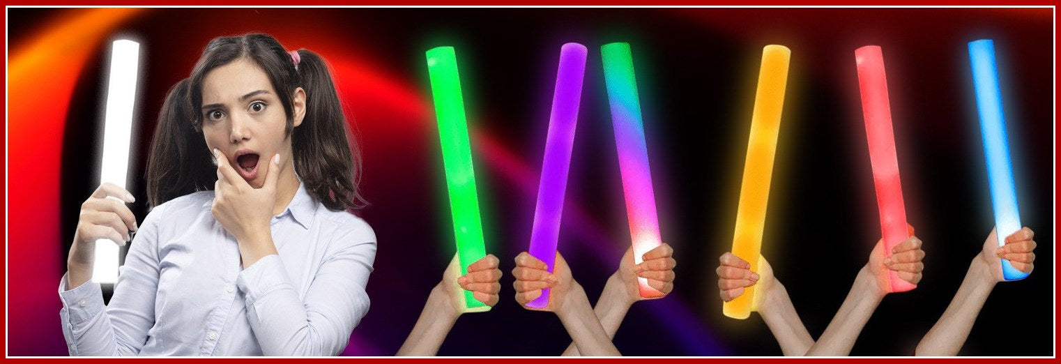 How To Use Light Up Foam Sticks For A Birthday Party?