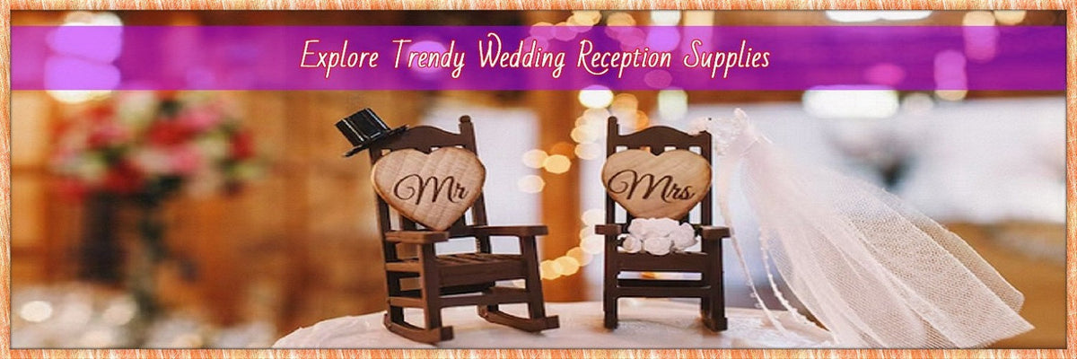 Top 7 Trendy Wedding Reception Supplies 2026 | PartyGlowz.com