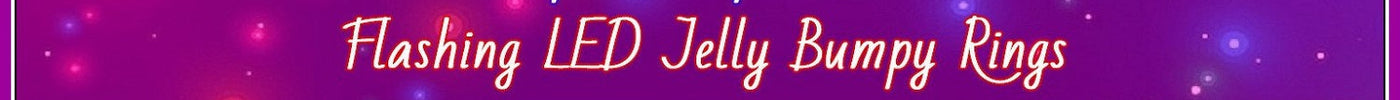 Top 9 Flashing LED Jelly Bumpy Rings