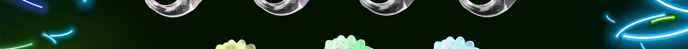 Ways To Style LED Light Up Jelly Bumpy Rings