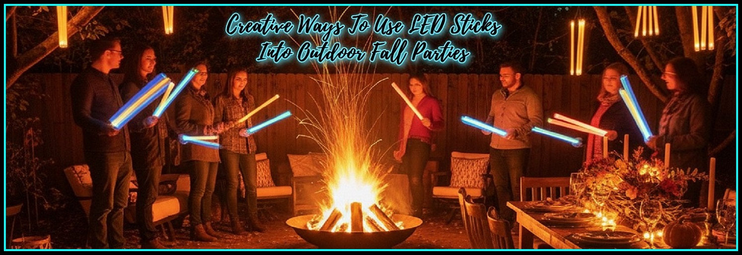 Creative Ways To Incorporate LED Sticks Into Outdoor Fall Parties