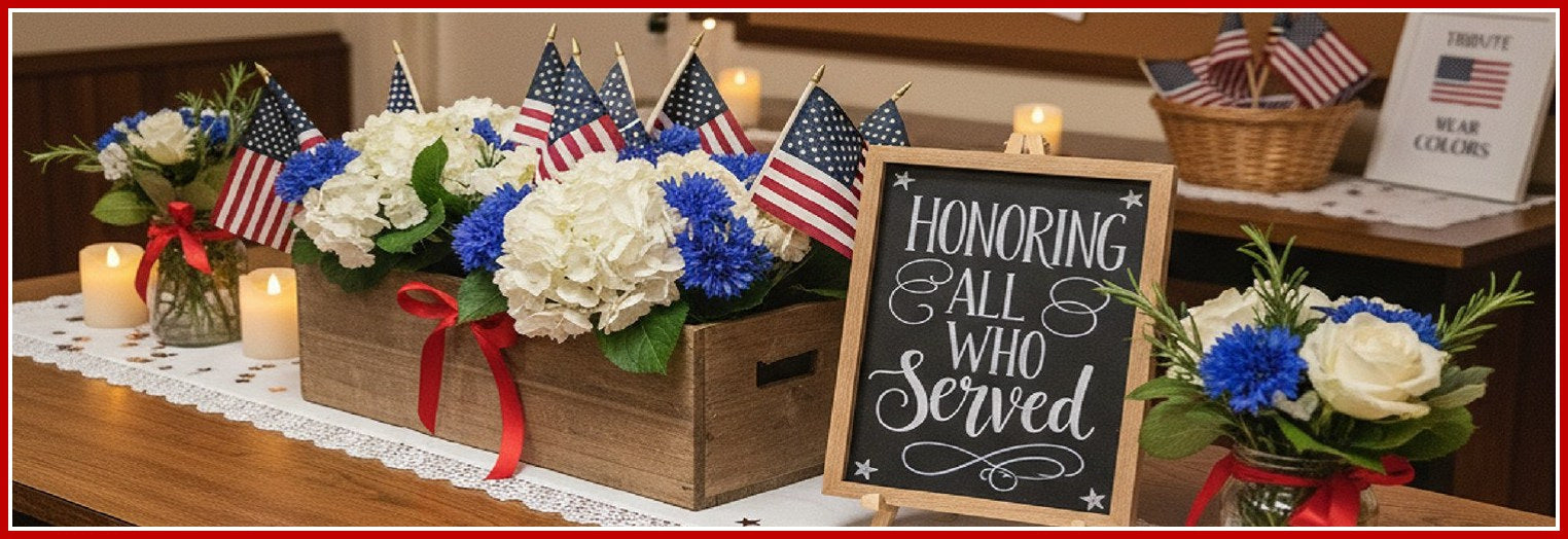 20 Patriotic Party Supplies To Decorate For Veterans Day Celebrations