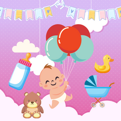 Baby Shower Party Supplies & Decorations | PartyGlowz