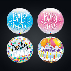 Bubble Balloons - Birthday Party Bubble Balloons | PartyGlowz