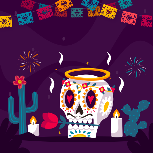 DAY OF THE DEAD PARTY DECORATIONS & FAVORS