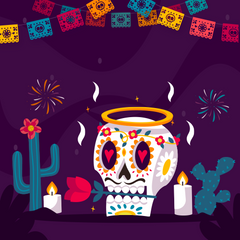Day of The Dead Party Decorations & Favors | PartyGlowz