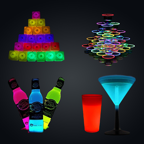 6.5 Inch Glow In The Dark Drink Stirrers