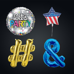 Foil Mylar Balloons Bulk | PartyGlowz