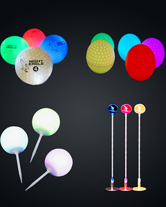 Night Golf Supplies - Glow & LED Golf Balls, Sticks | PartyGlowz