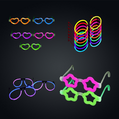 Glow In The Dark Party Eyeglasses - Party Glowz