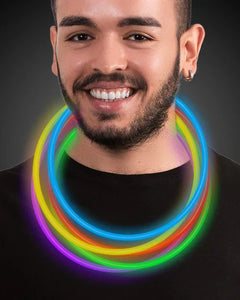 Glow In The Dark Stick Necklaces - PartyGlowz