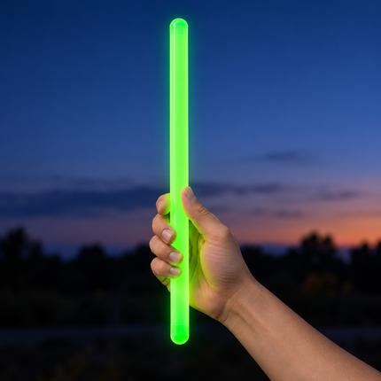 12 Inch Premium Jumbo Glow Sticks - Multiple Colors - Pack of 10