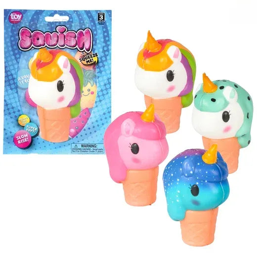 4 Squish Unicorn Ice Cream