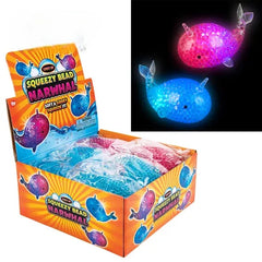 5" Light-Up Squeezy Bead Narwhal