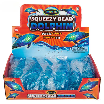 7.5" Light-Up Squeezy Bead Dolphin