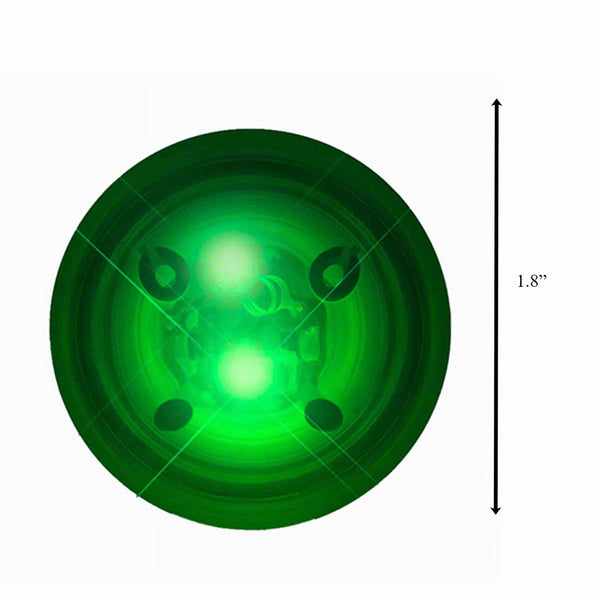 1.8 Inches LED Impact Activated Green Bounce Ball