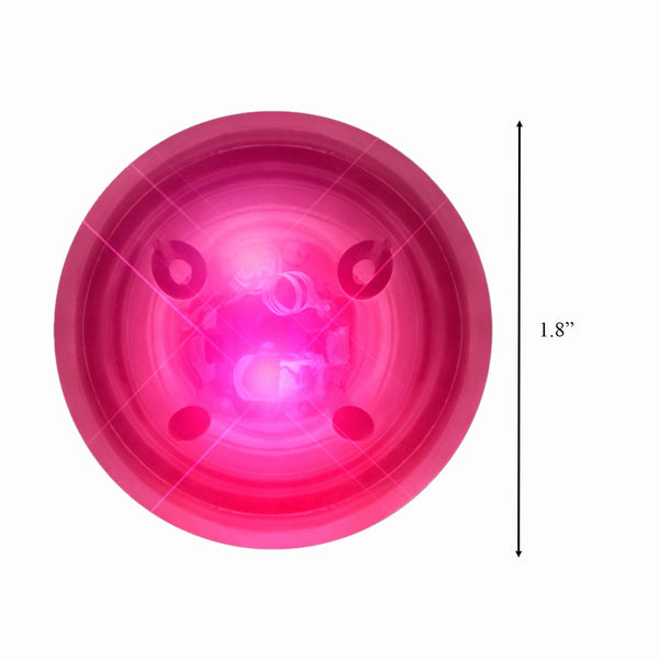 1.8 Inches Pink LED Light Up Impact Activated Bounce Ball