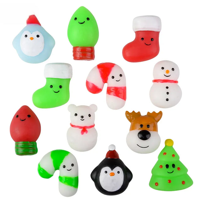 1.5" Gummy Christmas Characters - Pack of 24