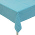 108" x 54" Oktoberfest Blue & White Diamonds Disposable Plastic Tablecloth