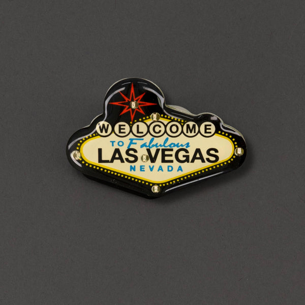 Welcome to Vegas Flashing Body Light Lapel Pins