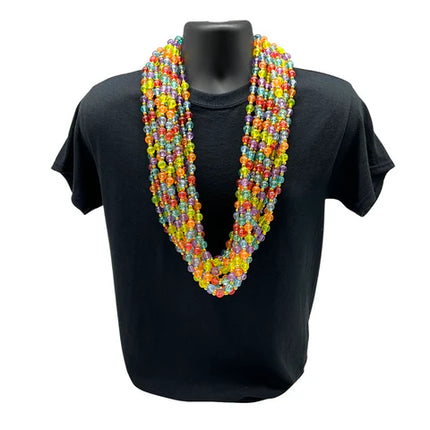 12mm Clear Rainbow Bead 38 Inches Necklace