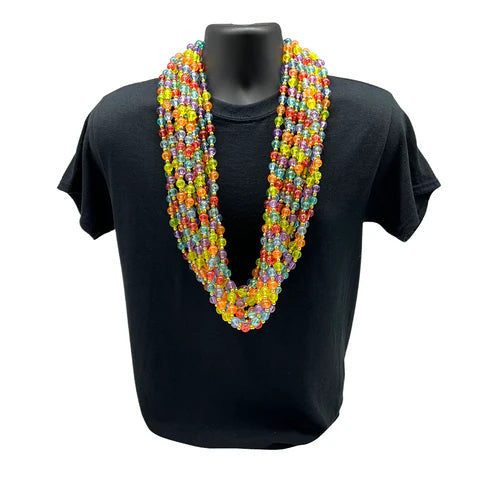 12mm Clear Rainbow Bead 38 Inches Necklace