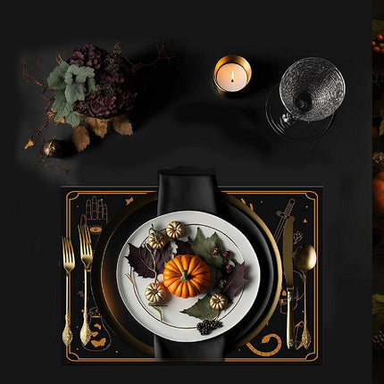 12"x18" Halloween Placemats, Celestial Elixir Disposable Cardstock Paper - 8 per pack
