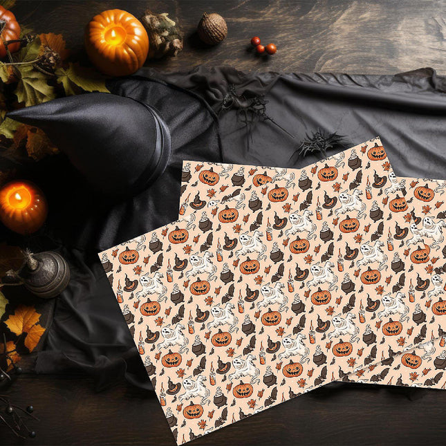 12"x18" Halloween Placemats, Spooktacular Fun Disposable Cardstock Paper - 8 per pack