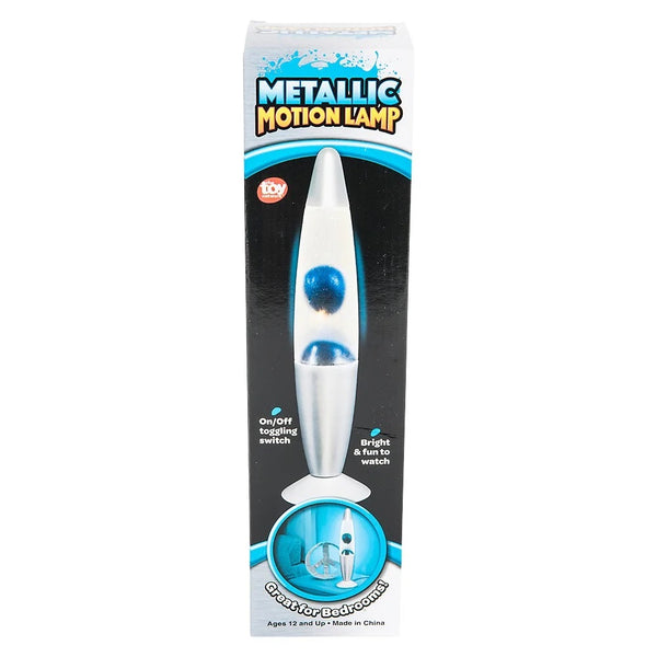 13.5 Inch Metallic Blue Wax Motion Lamp