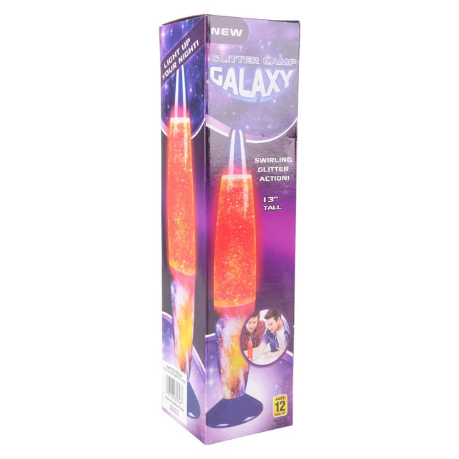 13 Inch Galaxy Glitter Lamp