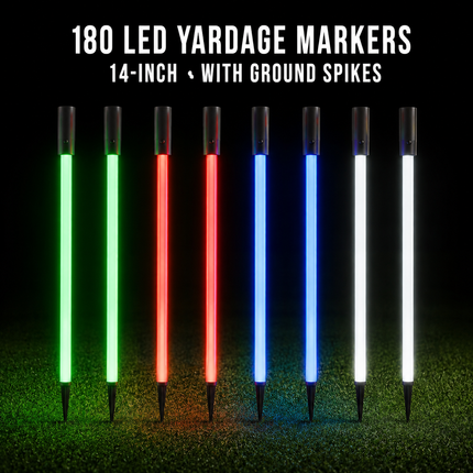 180 LED yardage markers 
