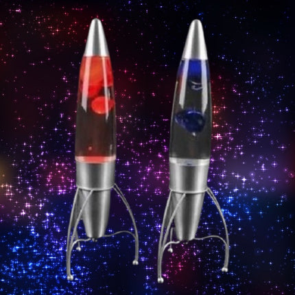Rocket Ship Wax Motion Lamp