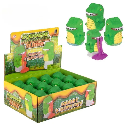 3 Squeeze Dinosaur Slime