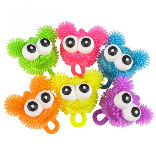 3" Mini Animal Puffer Ring - Pack of 12
