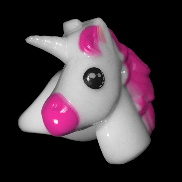 Light Up Pink Unicorn Rings