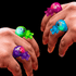 1" Light‑Up Monster Rings - Assorted
